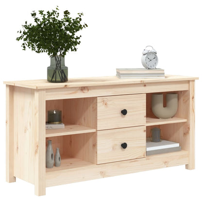 TV Cabinet 103x36.5x52 cm Solid Wood Pine