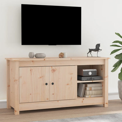 TV Cabinet 103x36.5x52 cm Solid Wood Pine