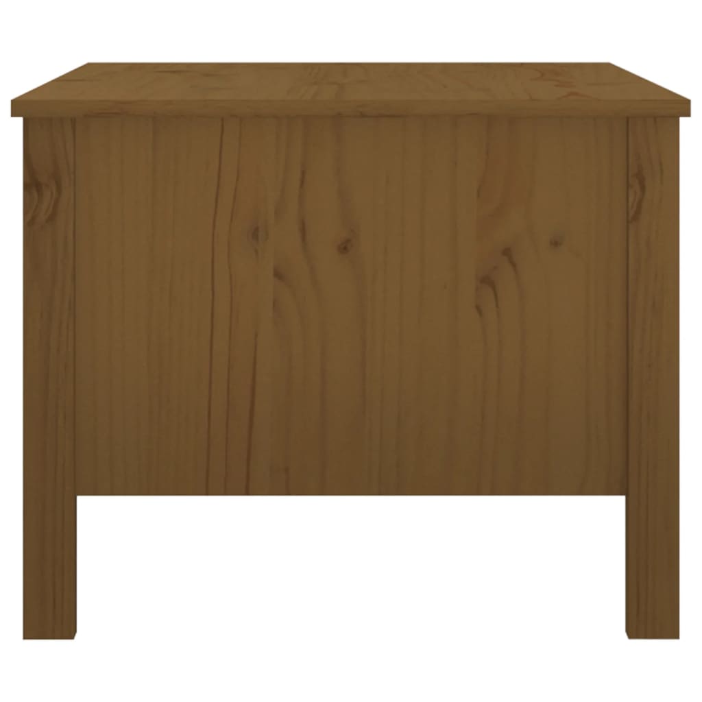 Coffee Table Honey Brown 100x50x40 cm Solid Wood Pine