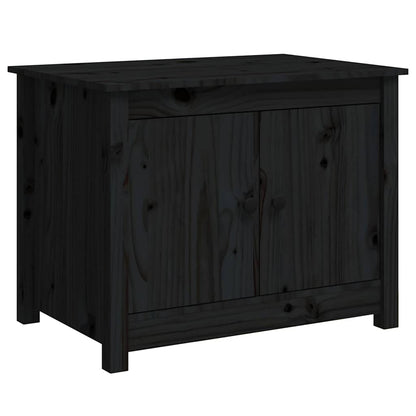 Coffee Table | Black | Solid Pine Wood | Medium | Coffee Table