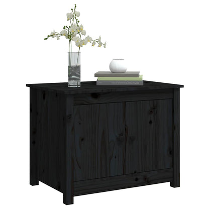 Coffee Table | Black | Solid Pine Wood | Medium | Coffee Table