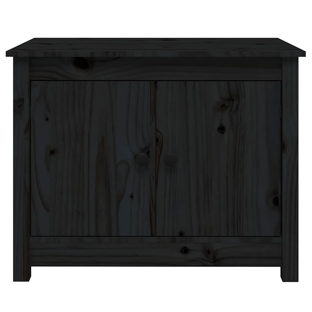 Coffee Table | Black | Solid Pine Wood | Medium | Coffee Table