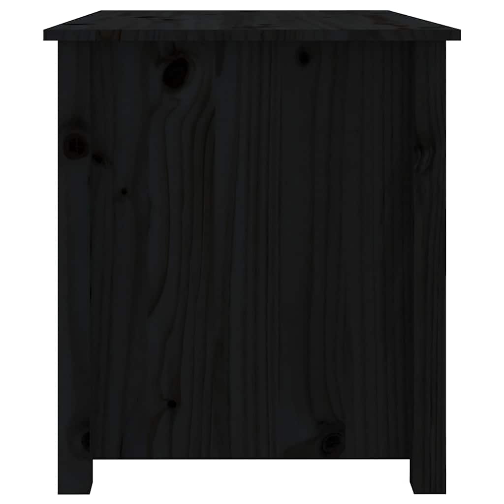 Coffee Table | Black | Solid Pine Wood | Medium | Coffee Table
