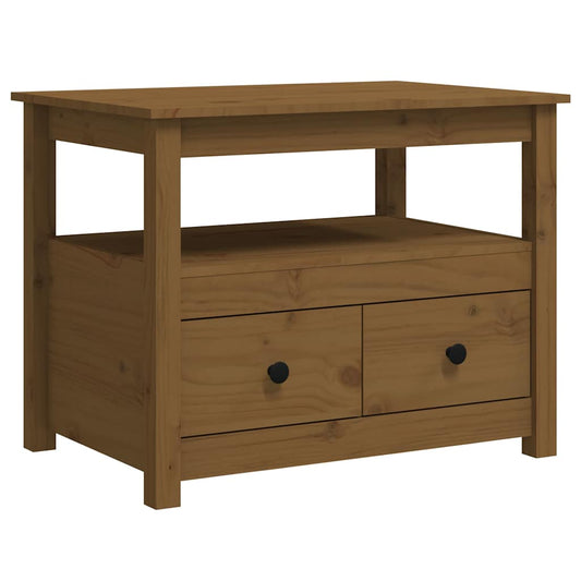 Coffee Table | Honey Brown | Solid Pine Wood | Coffee Table | Rectangular