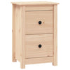 Bedside Cabinet 40x35x61.5 cm Solid Wood Pine