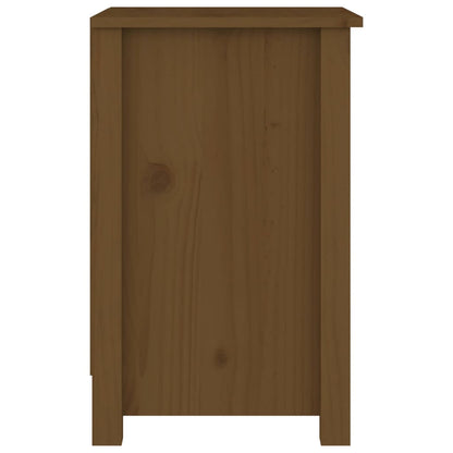Bedside Cabinets 2 pcs Honey Brown 40x35x55 cm Solid Wood Pine