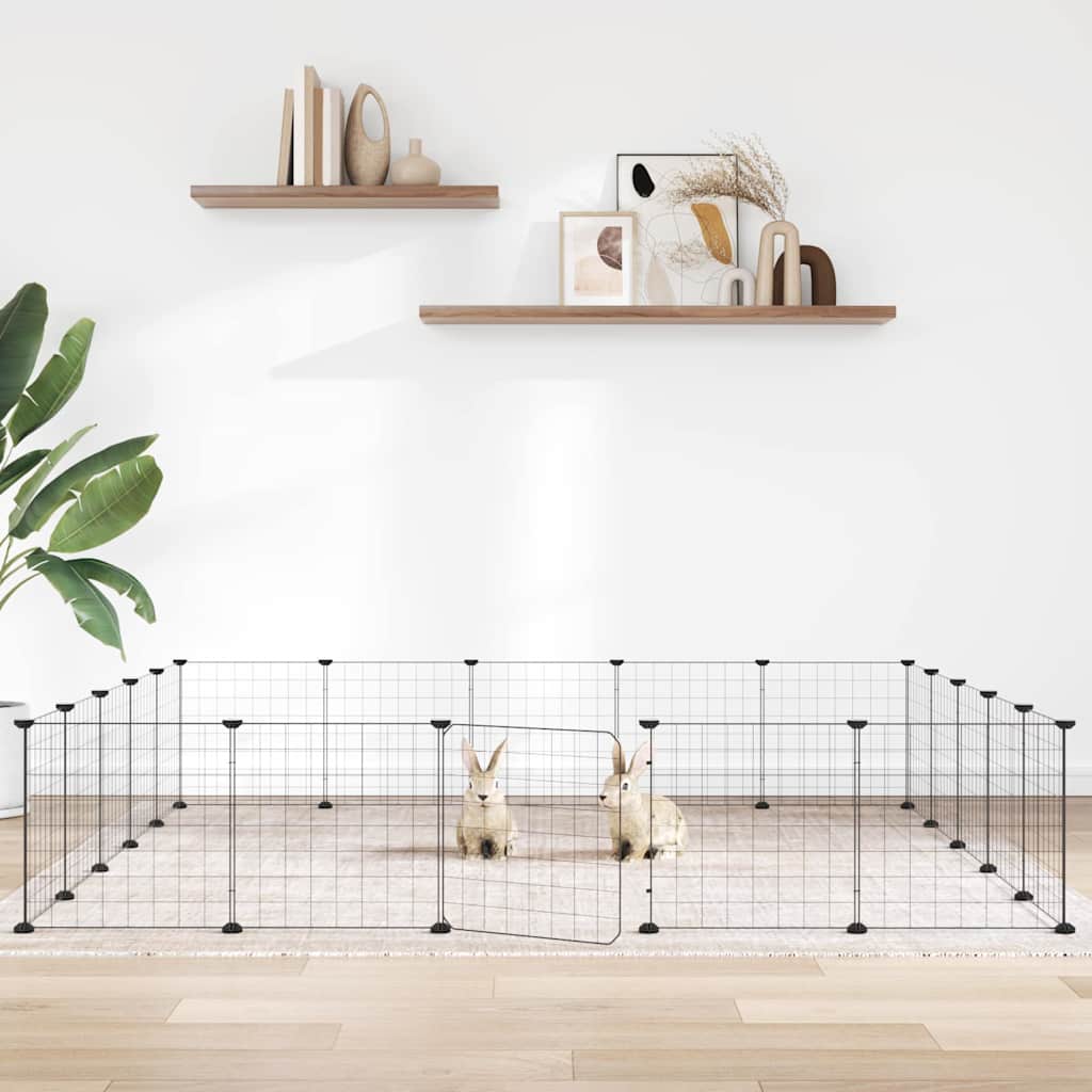 Pet Cage | Black | Powder-Coated Steel