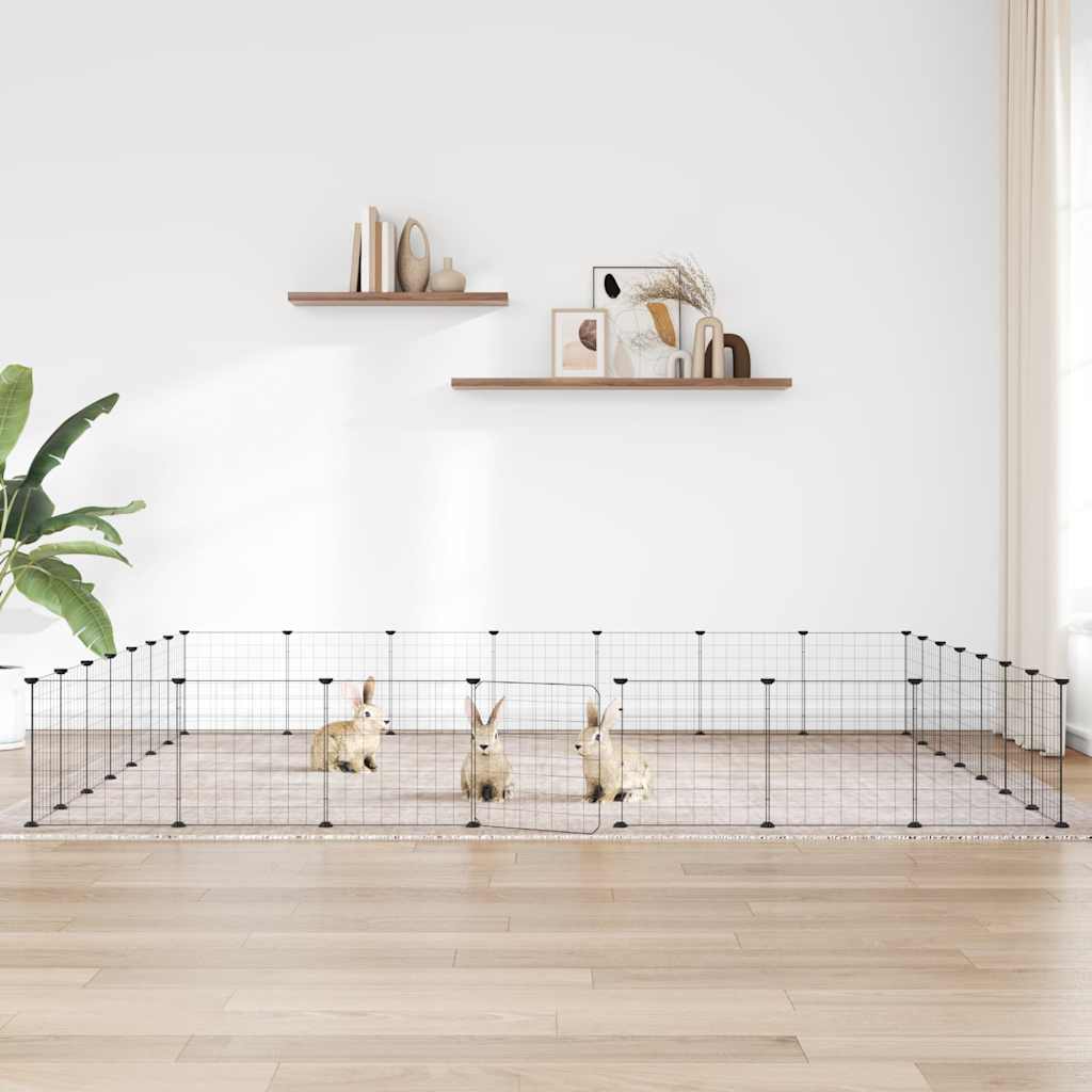 Pet Cage | Black | Powder-coated steel | Large |  Durable  | Pet Cage