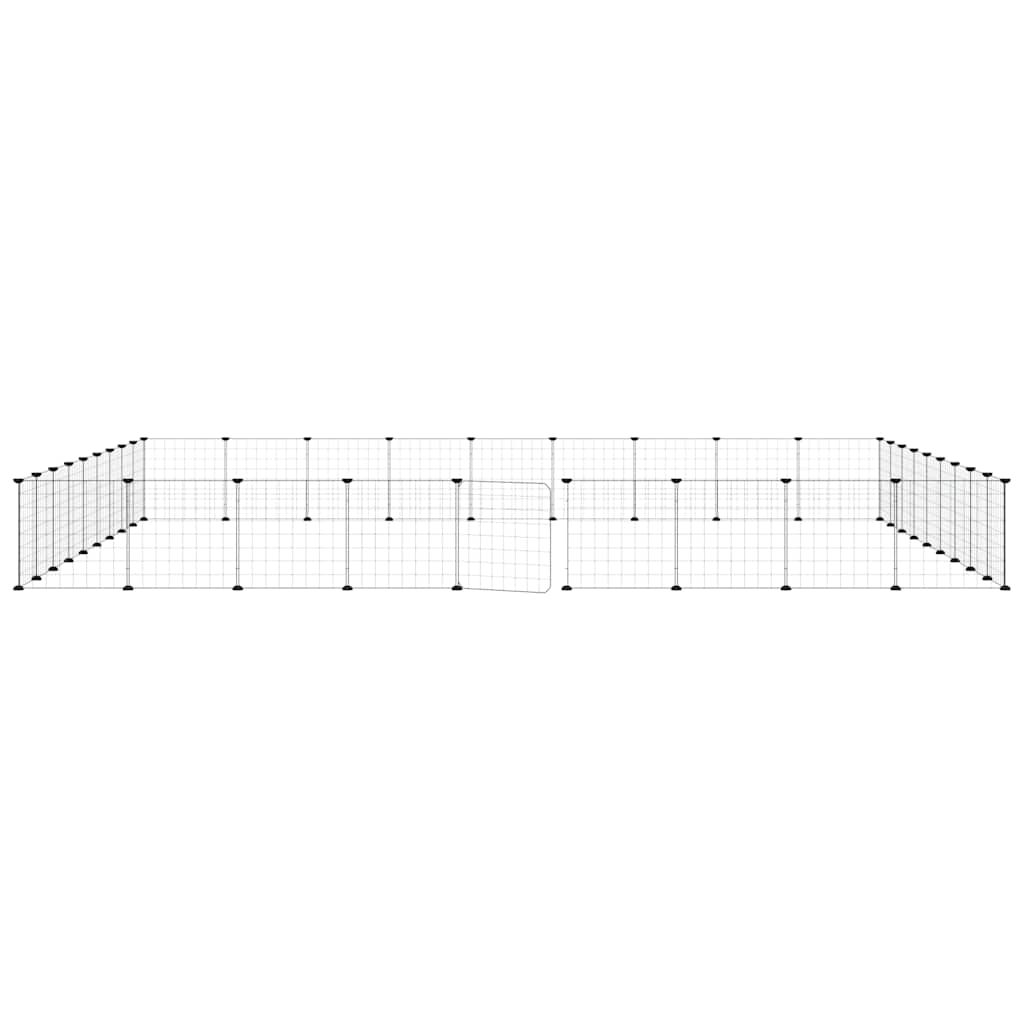 Pet Cage | Black | Powder-coated steel | 36-Panel | Collapsible