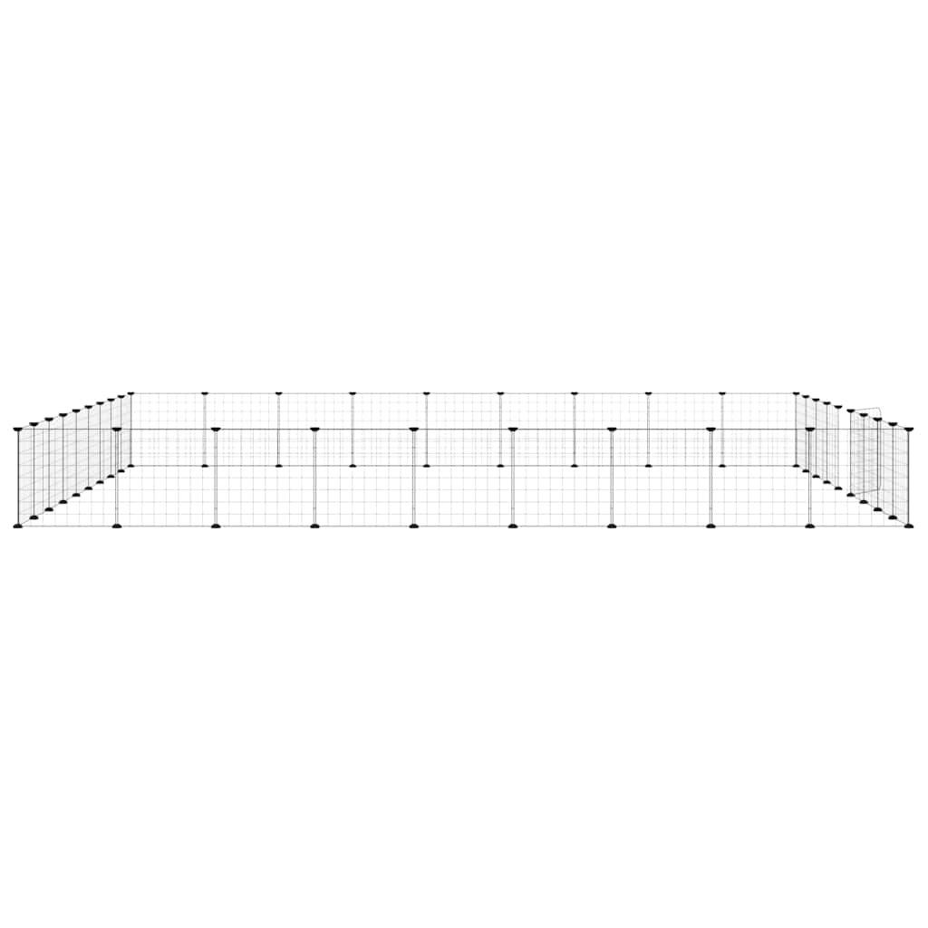 Pet Cage | Black | Powder-coated steel | 36-Panel | Collapsible