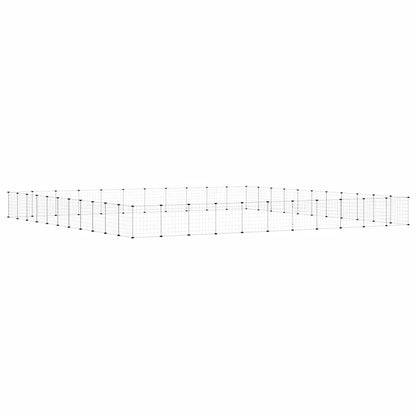 Pet Cage | Black | Powder-coated steel | 44-Panel | Modular | Pet Cage