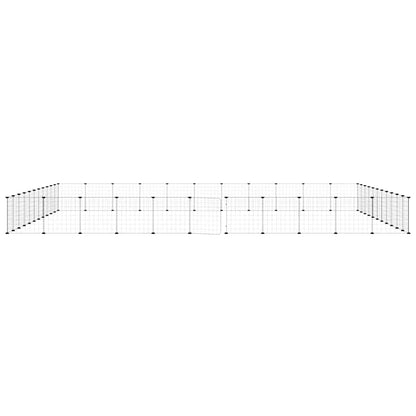 Pet Cage | Black | Powder-coated steel | 44-Panel | Modular | Pet Cage