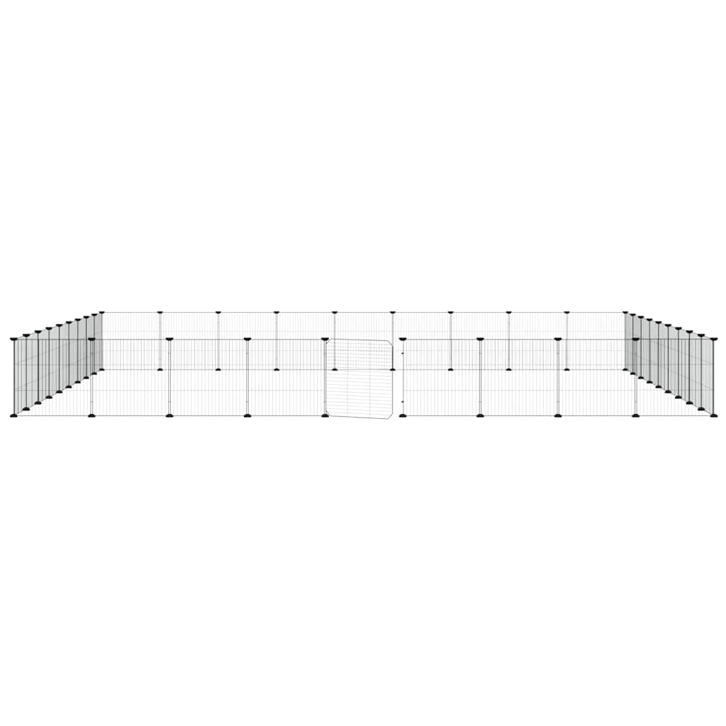 Pet Cage | Black | Powder-coated steel | Spacious | Collapsible