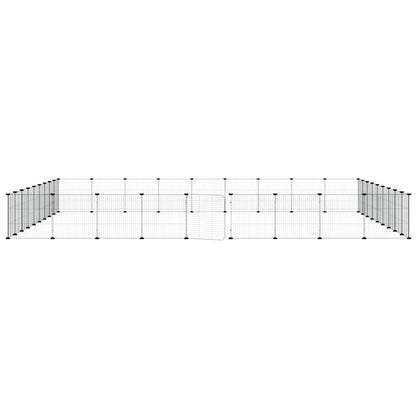 Pet Cage | Black | Powder-coated steel | Spacious | Collapsible