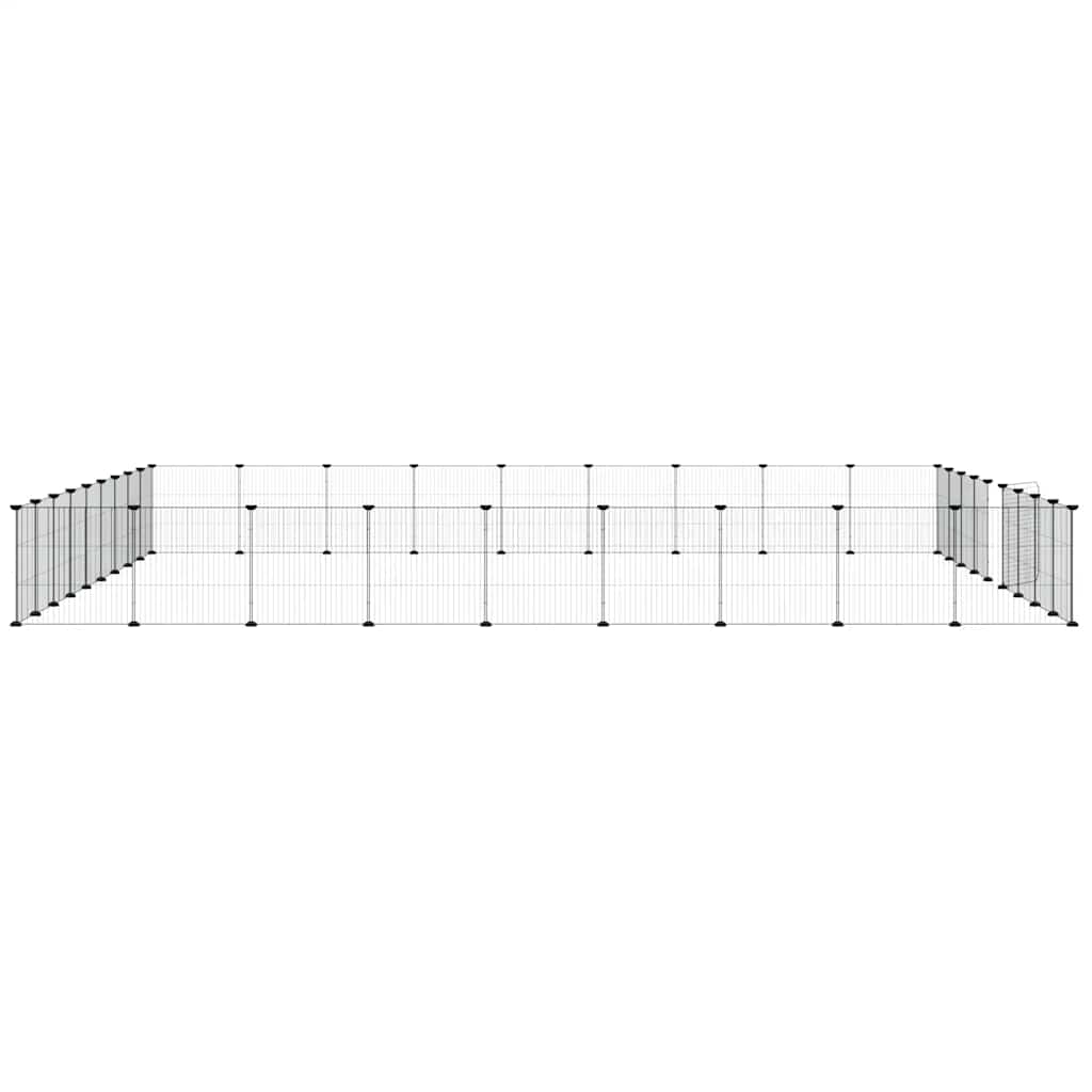 Pet Cage | Black | Powder-coated steel | Spacious | Collapsible