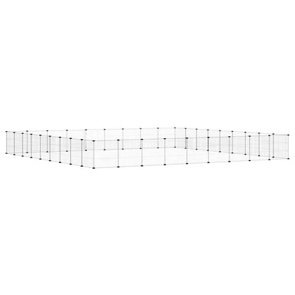 Pet Cage | Black | Powder-coated steel | Spacious | Collapsible