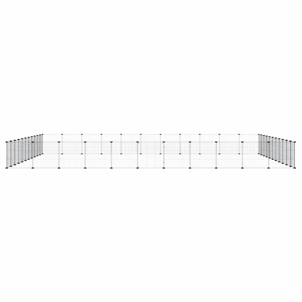 Pet Cage | Black | Powder-coated steel | DIY Assembly Size | Modular