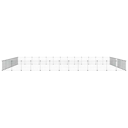 Pet Cage | Black | Powder-coated steel | Large | Adjustable Armrests