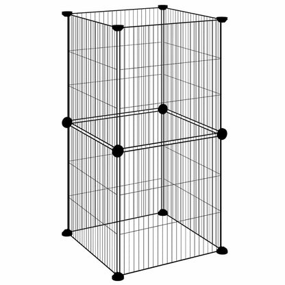 Pet Cage | Black | Powder-coated steel | 35 x 35 x 70 cm | Pet Cage