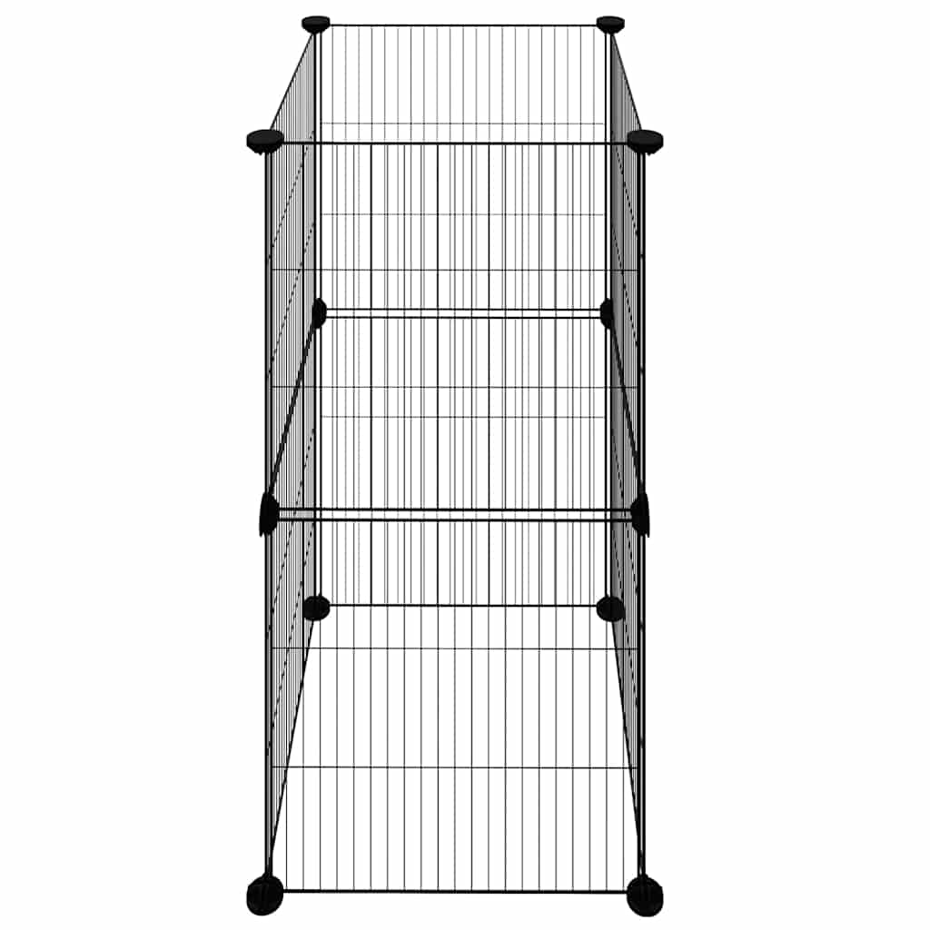 Pet Cage | Black | Powder-coated steel | 35 x 35 x 70 cm | Pet Cage