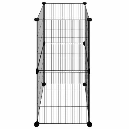 Pet Cage | Black | Powder-coated steel | 35 x 35 x 70 cm | Pet Cage