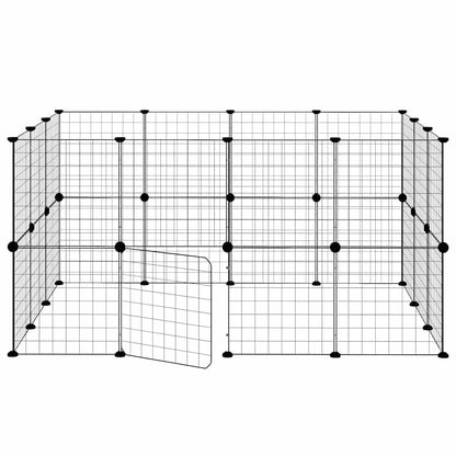 Pet Cage | Black | Powder-coated steel | 35 x 35 cm | Expandable