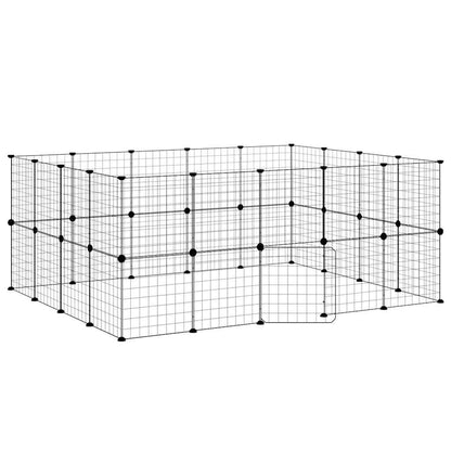 Pet Cage | Black | Powder-coated steel | Small Pet Cage | Collapsible