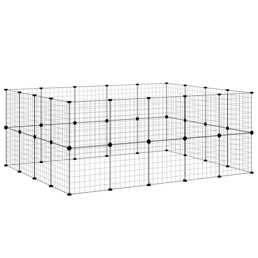 Pet Cage | Black | Powder-coated steel | Small Pet Cage | Collapsible