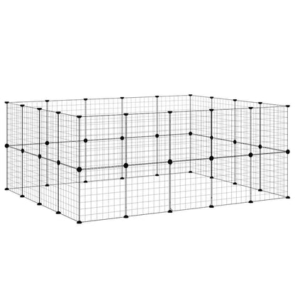 Pet Cage | Black | Powder-coated steel | Small Pet Cage | Collapsible