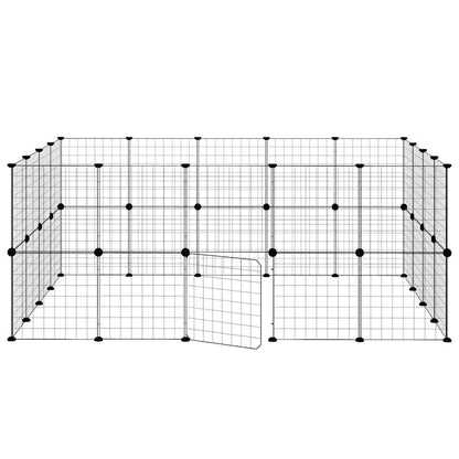 Pet Cage | Black | Powder-coated steel | Small Pet Cage | Collapsible