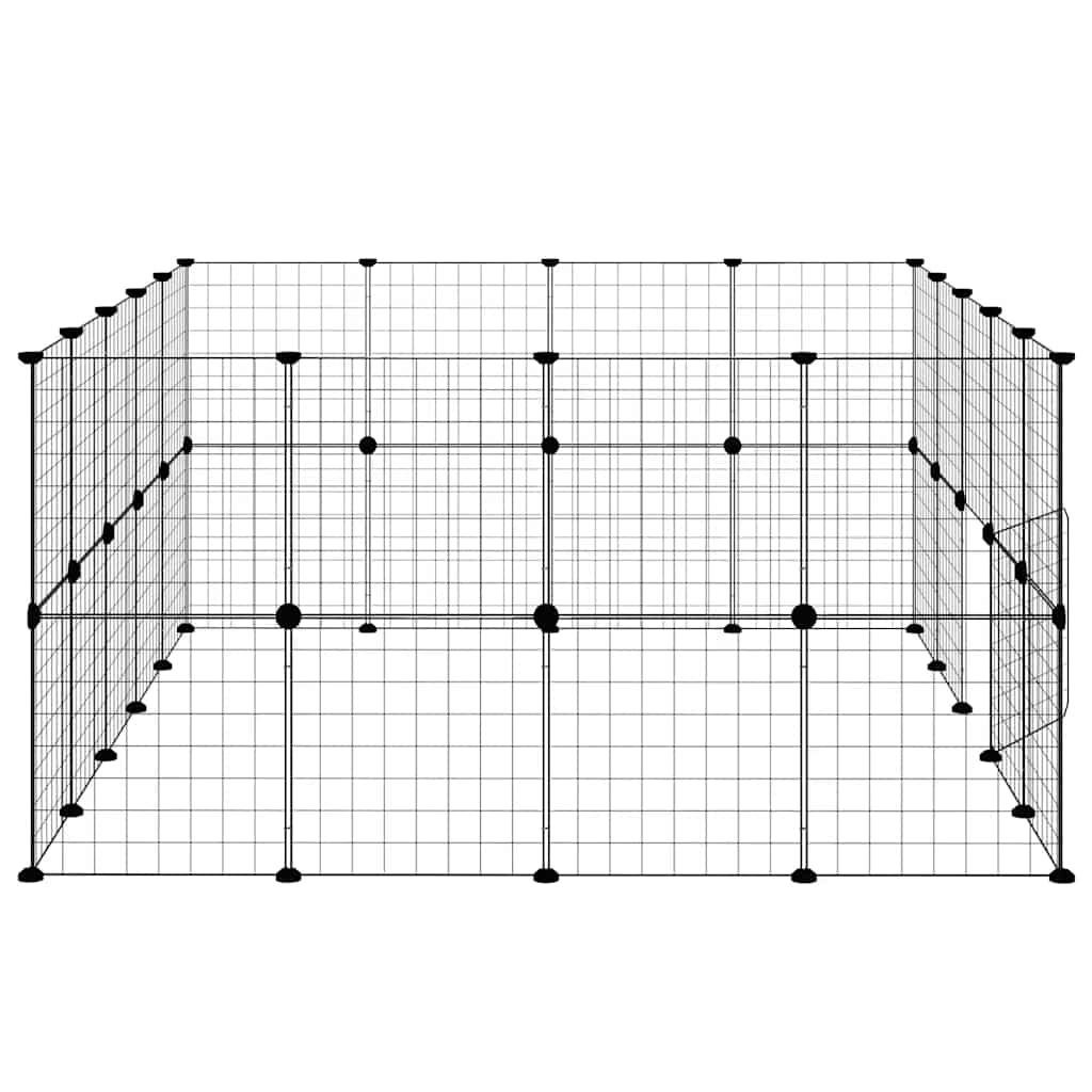 Pet Cage | Black | Powder-coated steel | Small Pet Cage | Collapsible