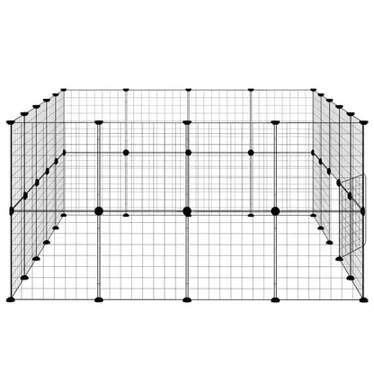 Pet Cage | Black | Powder-coated steel | Small Pet Cage | Collapsible