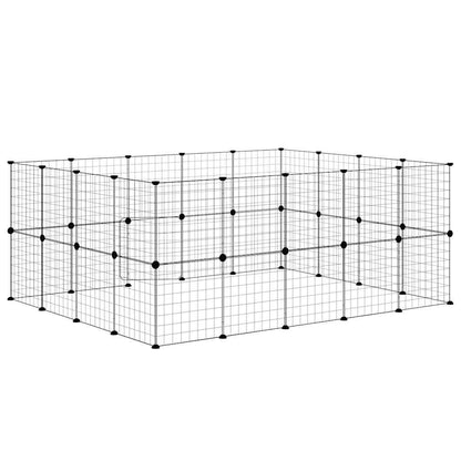 Pet Cage | Black | Powder-coated steel | Small Pet Cage | Collapsible