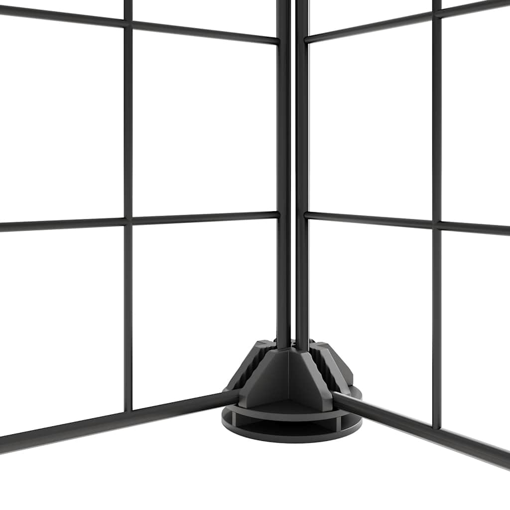 Pet Cage | Black | Powder-Coated Steel | Expandable | Animal Cage