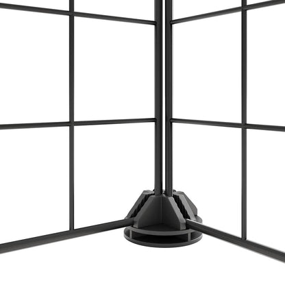 Pet Cage | Black | Powder-Coated Steel | Expandable | Animal Cage