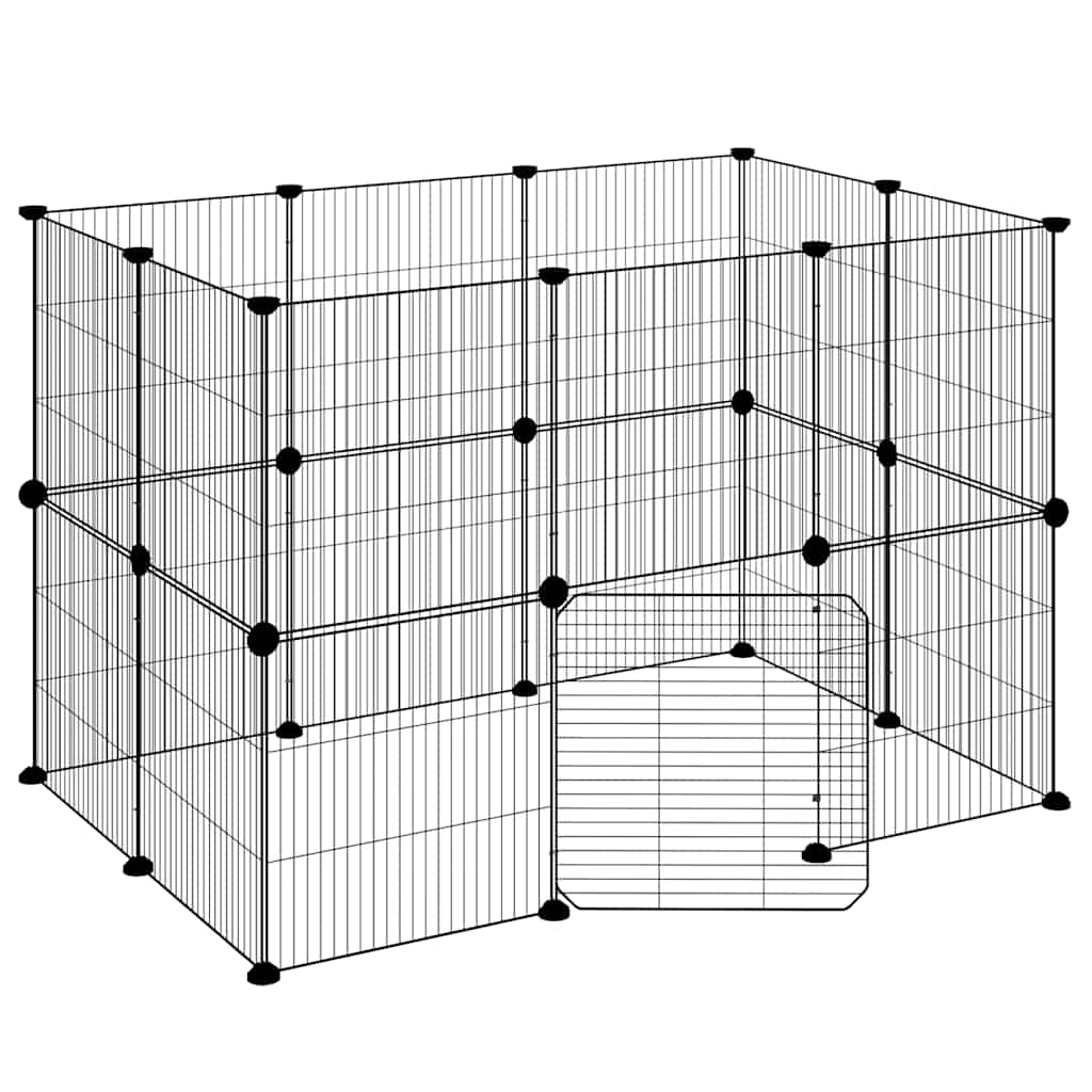 Pet Cage | Black | Powder-coated steel