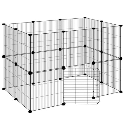 Pet Cage | Black | Powder-coated steel
