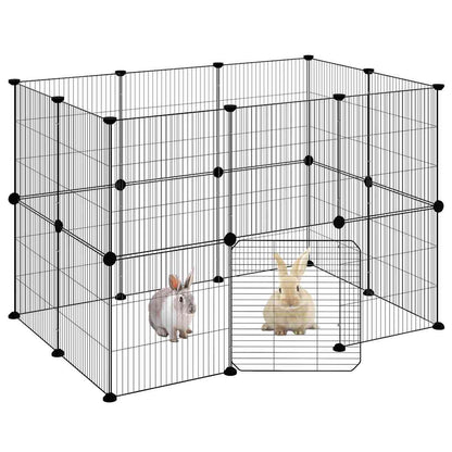 Pet Cage | Black | Powder-coated steel