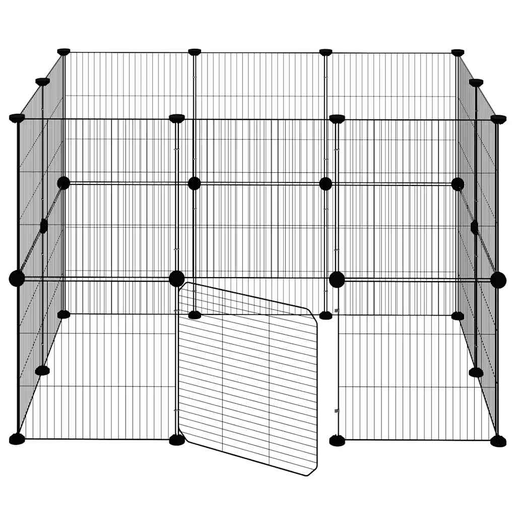 Pet Cage | Black | Powder-coated steel