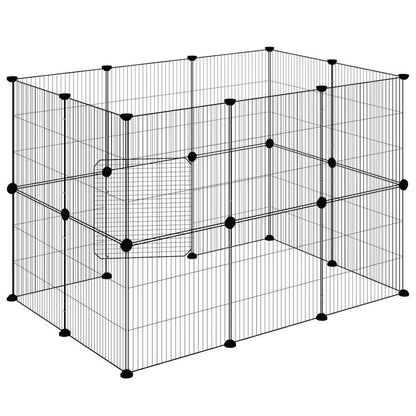 Pet Cage | Black | Powder-coated steel