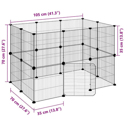Pet Cage | Black | Powder-coated steel