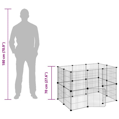 Pet Cage | Black | Powder-coated steel