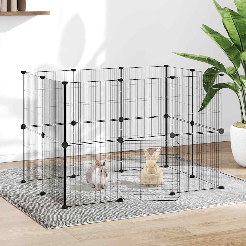 Pet Cage | Black | Powder-coated steel