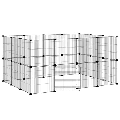 Pet Cage | Black | Powder-coated steel | Customisable | Modular | Cage