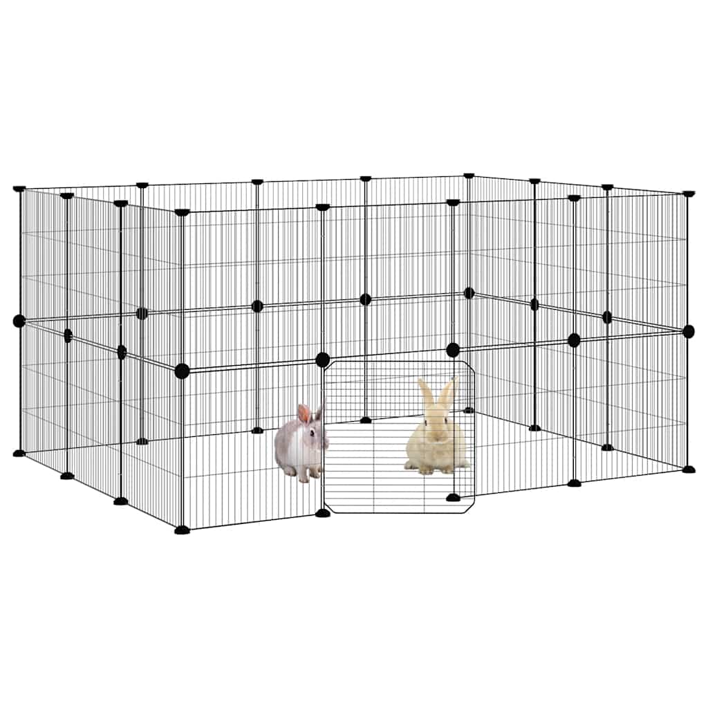 Pet Cage | Black | Powder-coated steel | Customisable | Modular | Cage