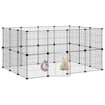Pet Cage | Black | Powder-coated steel | Customisable | Modular | Cage