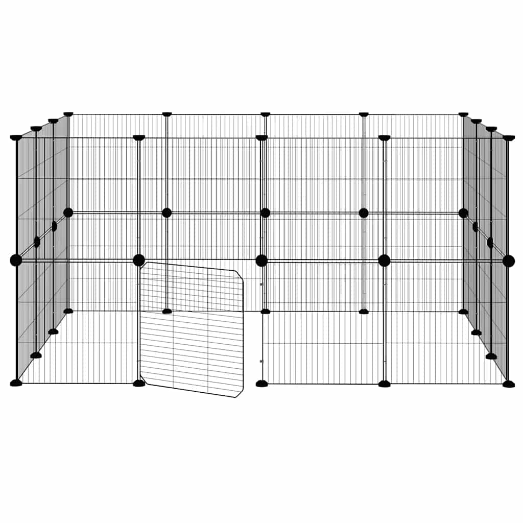 Pet Cage | Black | Powder-coated steel | Customisable | Modular | Cage