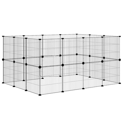 Pet Cage | Black | Powder-coated steel | Customisable | Modular | Cage
