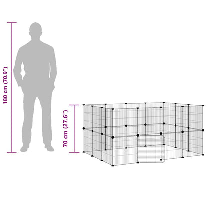 Pet Cage | Black | Powder-coated steel | Customisable | Modular | Cage