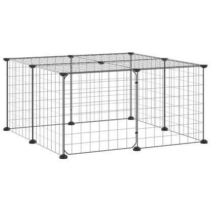 Pet Cage | Black | Powder-coated steel | Adjustable | Expandable